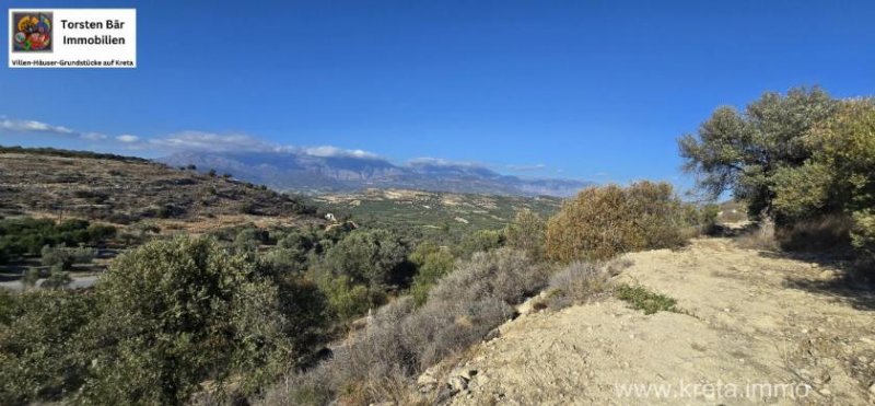 Kalamaki Kreta, Kalamaki Grundstück Meerblick und Blick auf die Palastanlagen von Phaistos Grundstück kaufen